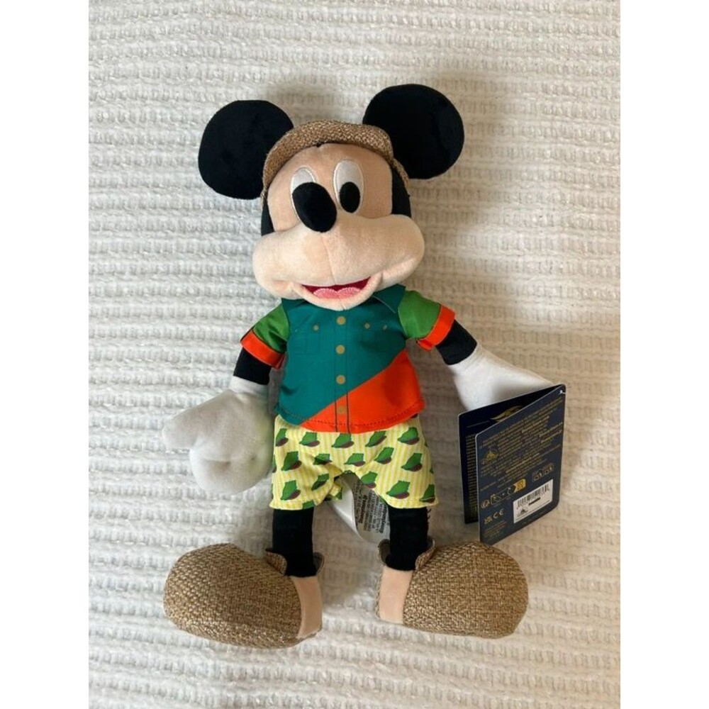 Rare Disney Cruise Line Lookout Cay Bahamas Mickey Mouse Plush Exclusive 12” NWT